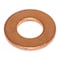 Midwest Fastener Flat Washer, For Screw Size 1/2" , Copper 10 PK 71846 - alternate 1